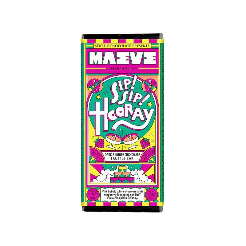 Maeve Sip Sip Hooray Chocolate Bar