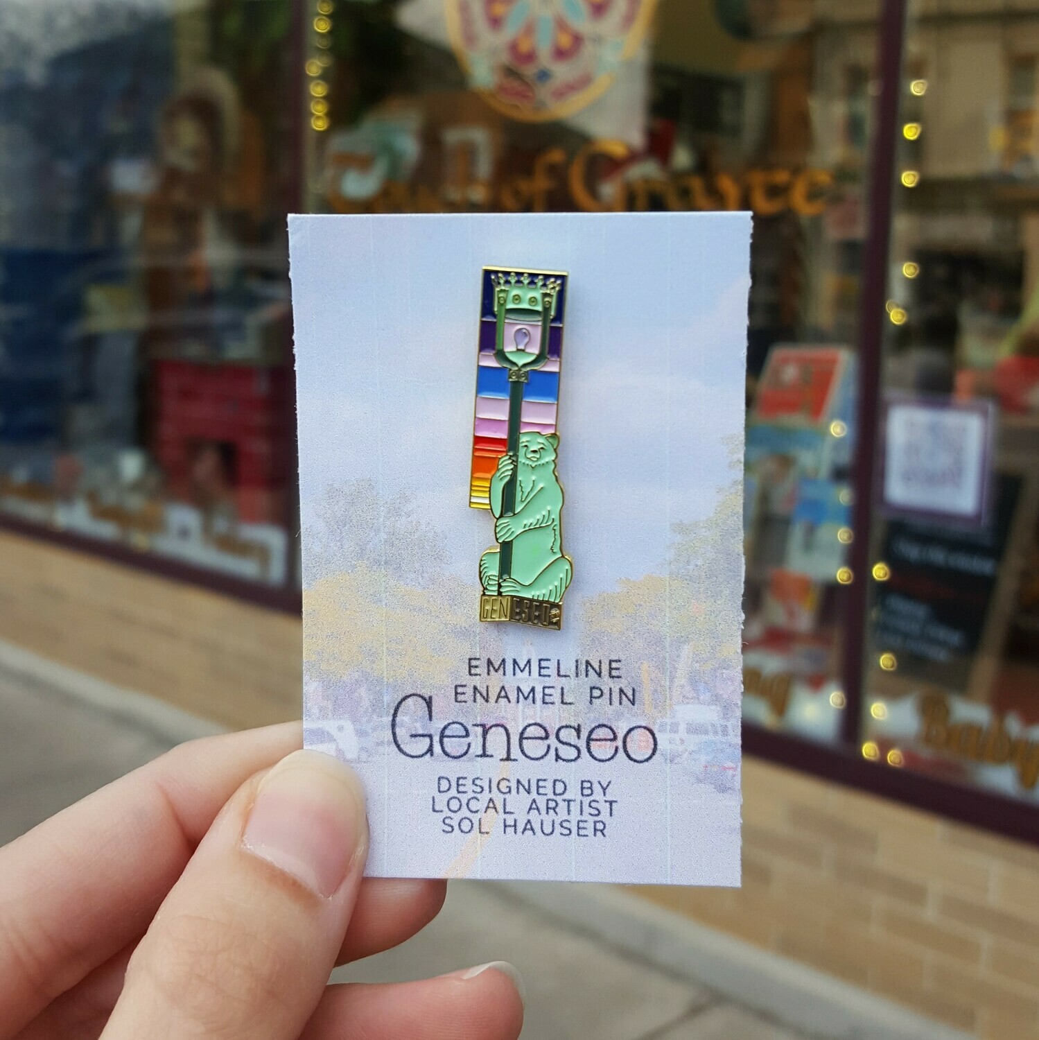 CONS: Geneseo Emmeline Bear Enamel Pins