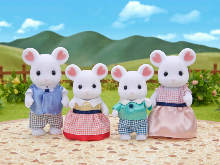 CC Marshmallow Mouse Family