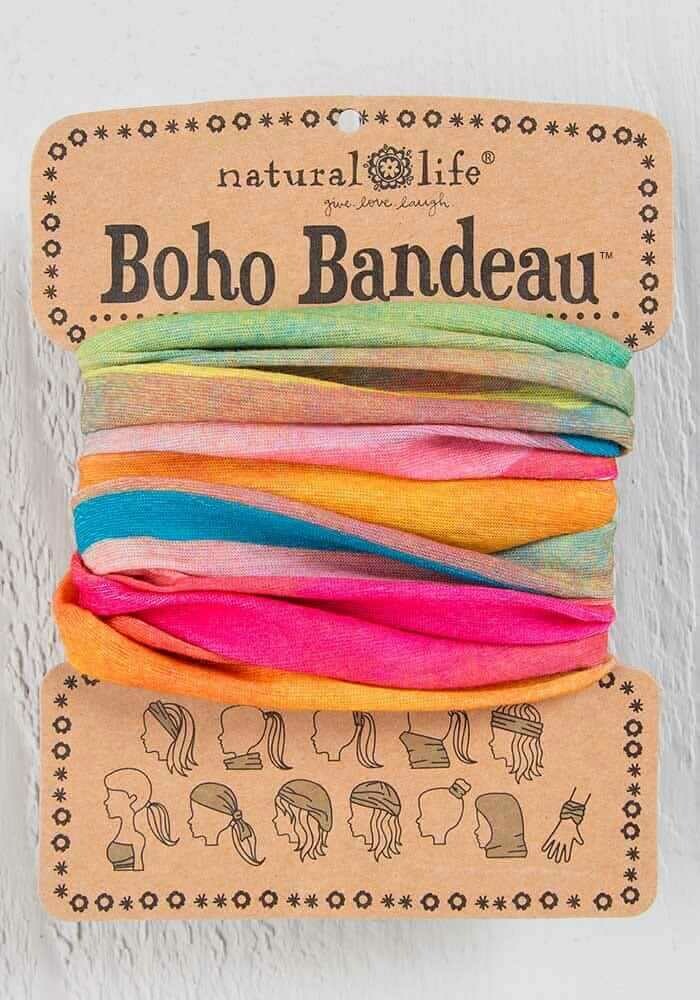 130 Hot Pink Rainbow Boho Bandeau