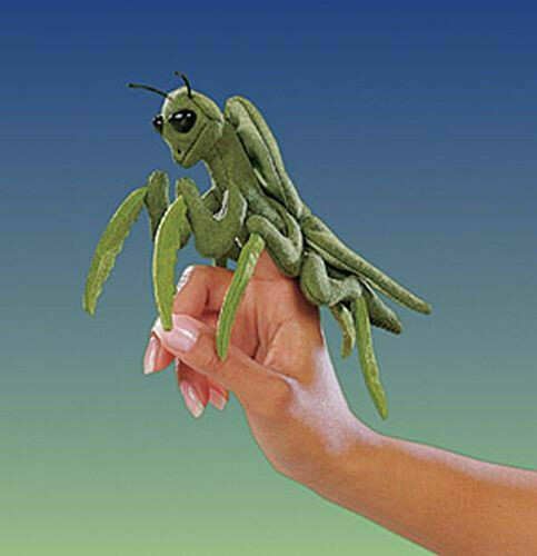 Mini Praying Mantis Finger Puppet