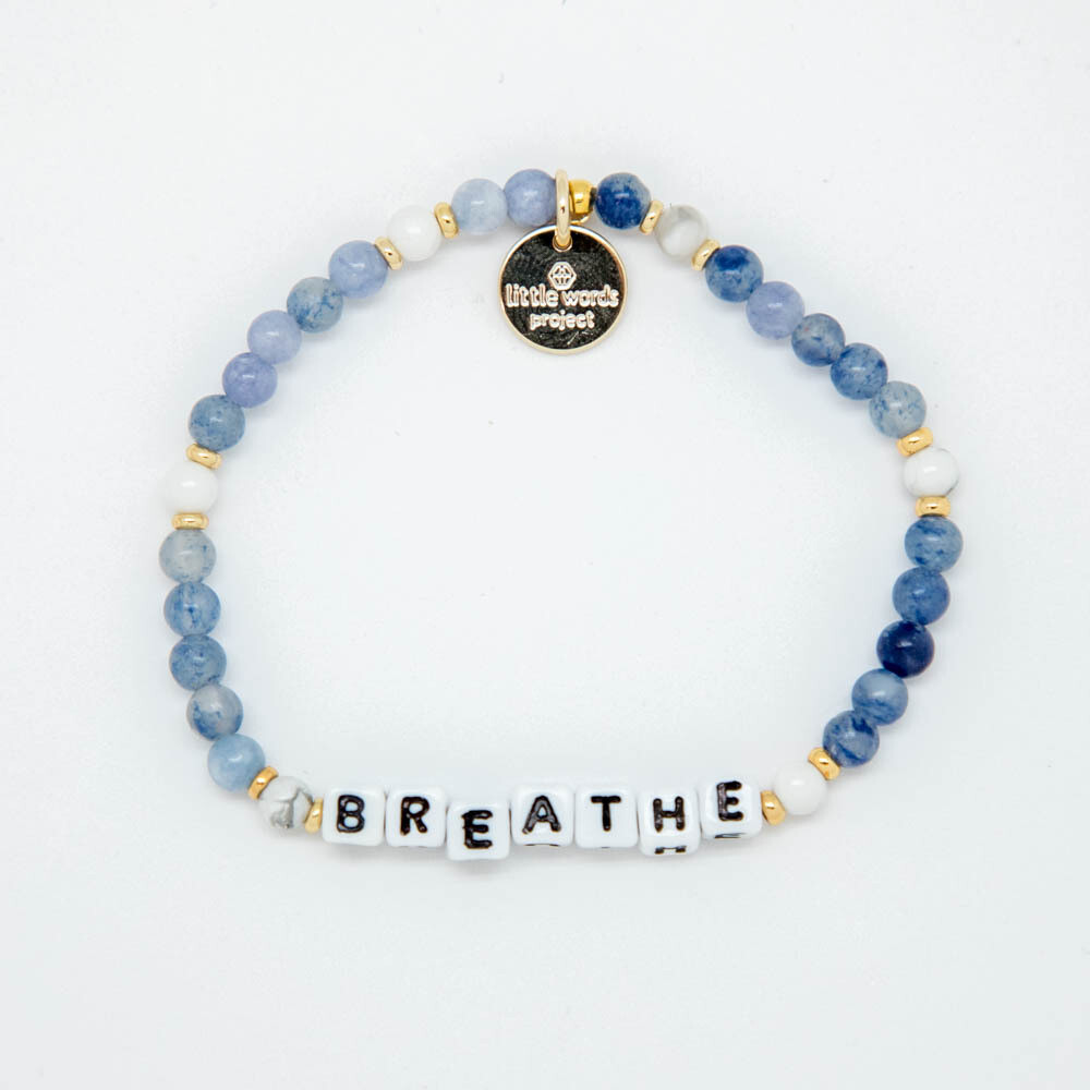 Breathe M/L Little Words Project Bracelet