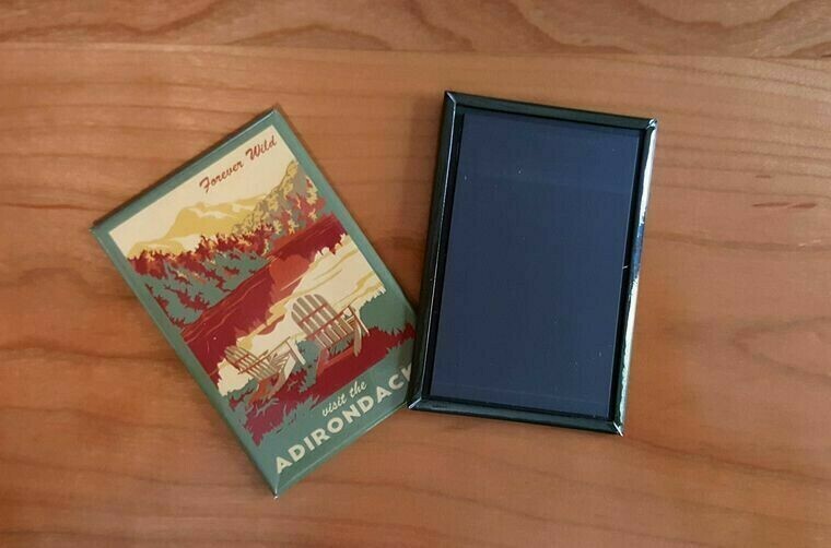 Adirondacks Lionheart Travel Magnet