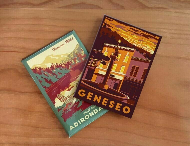 Geneseo Lionheart Travel Magnet