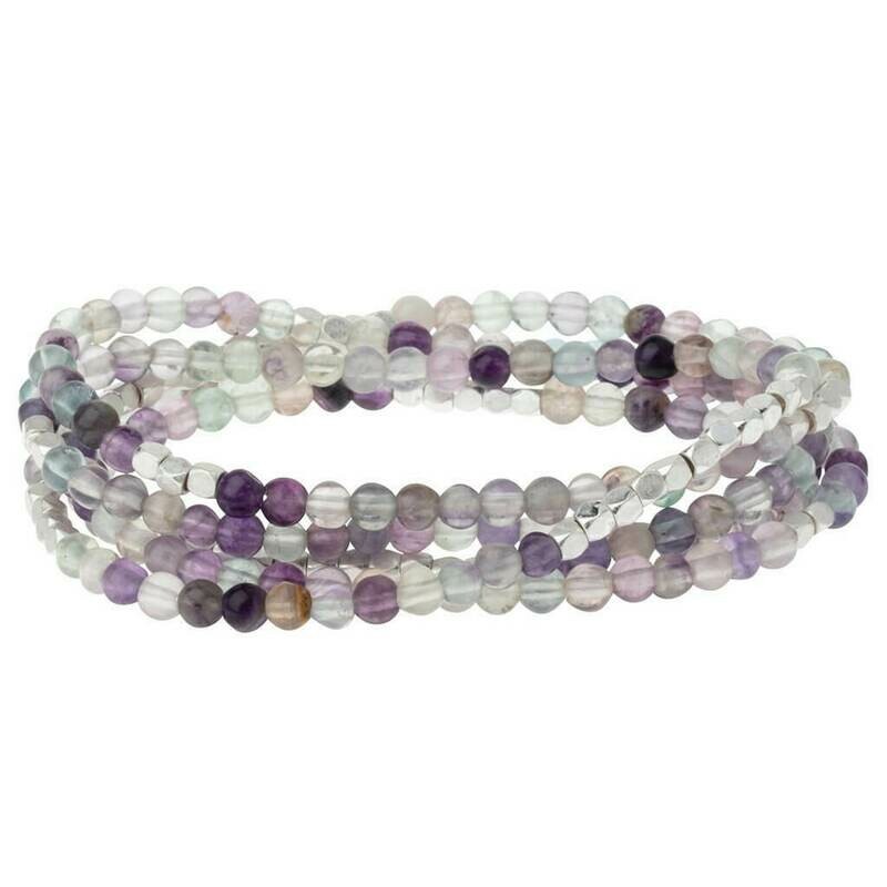 Fluorite Wrap Bracelet/Necklace