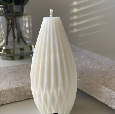 FARA Candle -  Textured Vase Candle