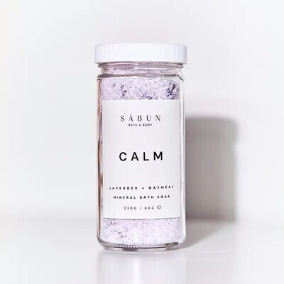 Sabun Calm Mineral Bath Soak -Lavender & Oatmeal, 230g