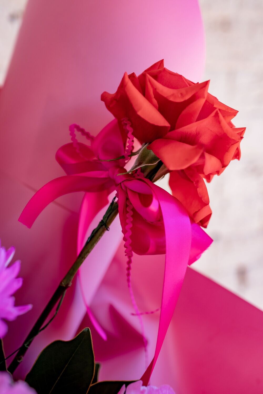 Valentine’s Day - Single Bow Rose