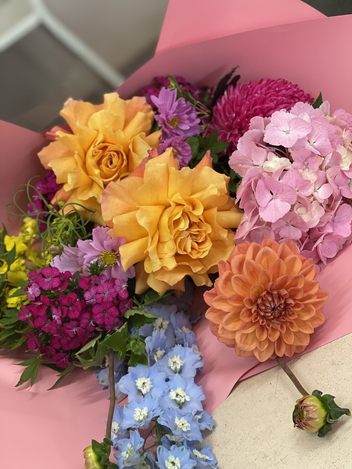 Florist Choice -  Colour Bomb - Small Posy
