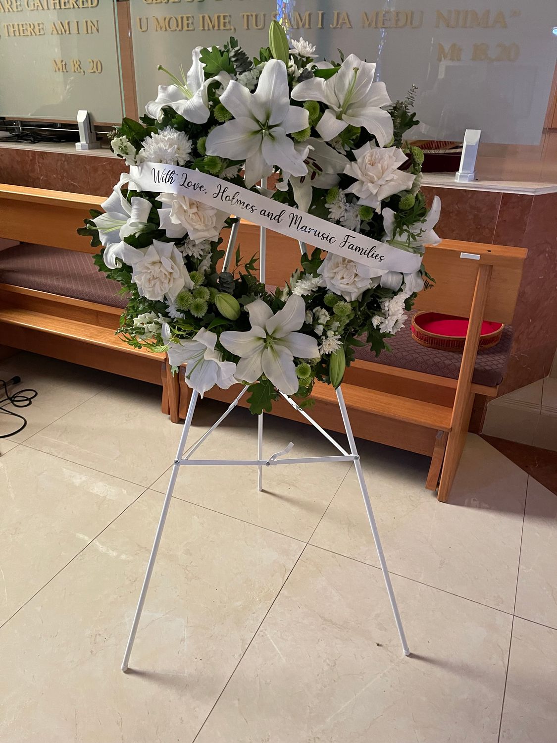 Sympathy Wreath - Please provide 48 hours notice