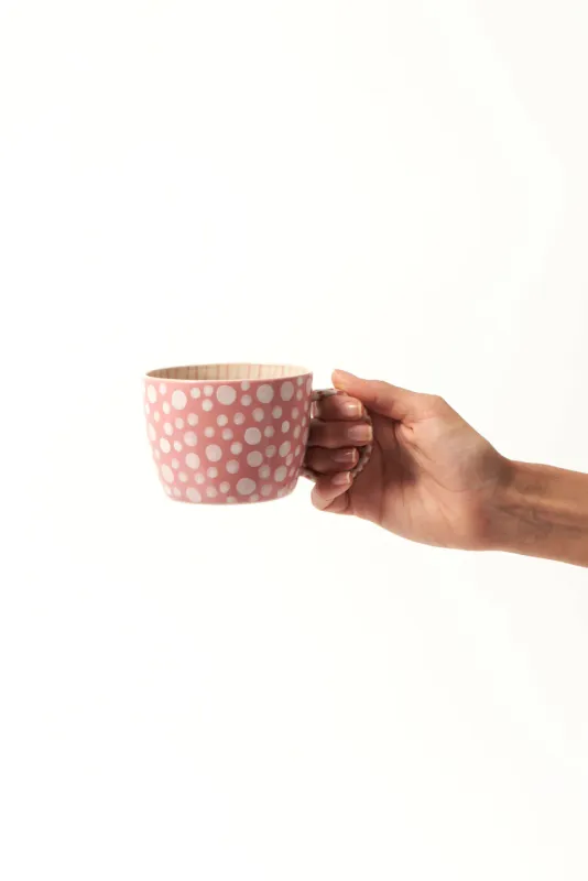 JONES &amp; CO - Chino Mug Pink Dot
