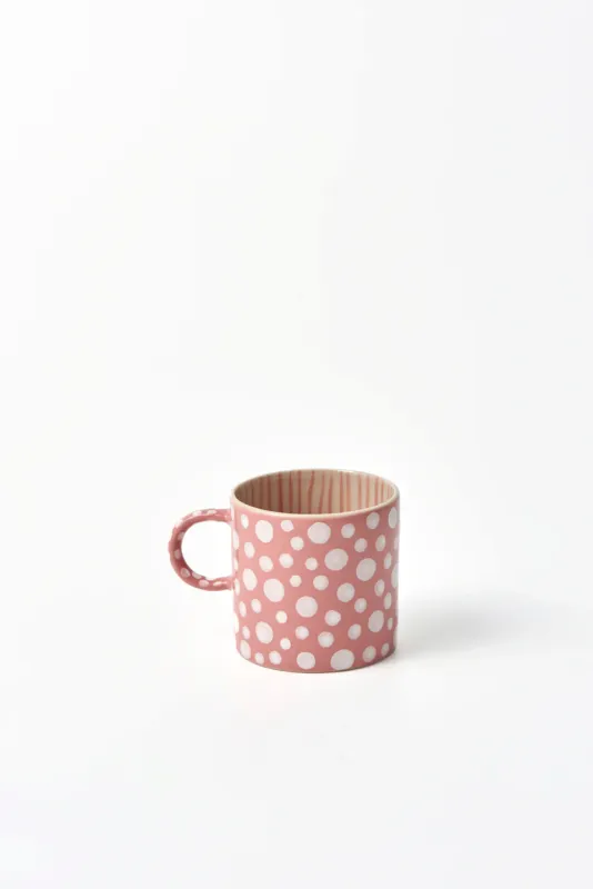 JONES &amp; Co - Chino Espresso Pink Dot