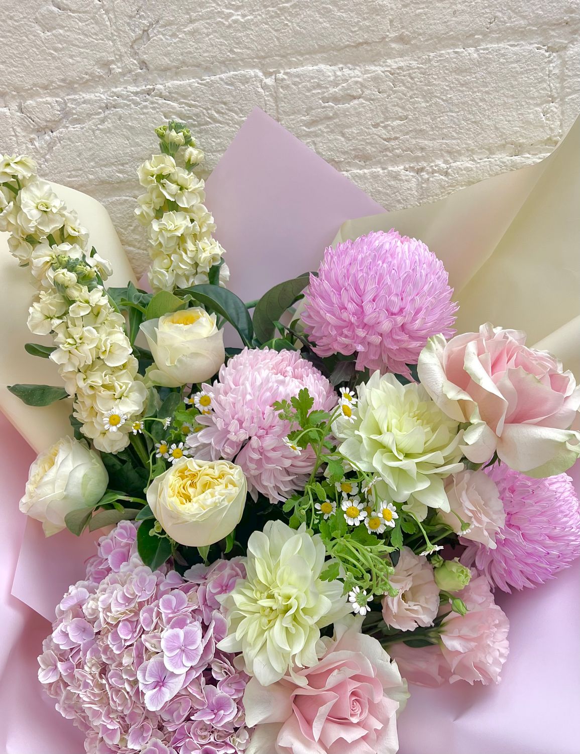 Florist Choice- Limoncello pink spritz bouquet