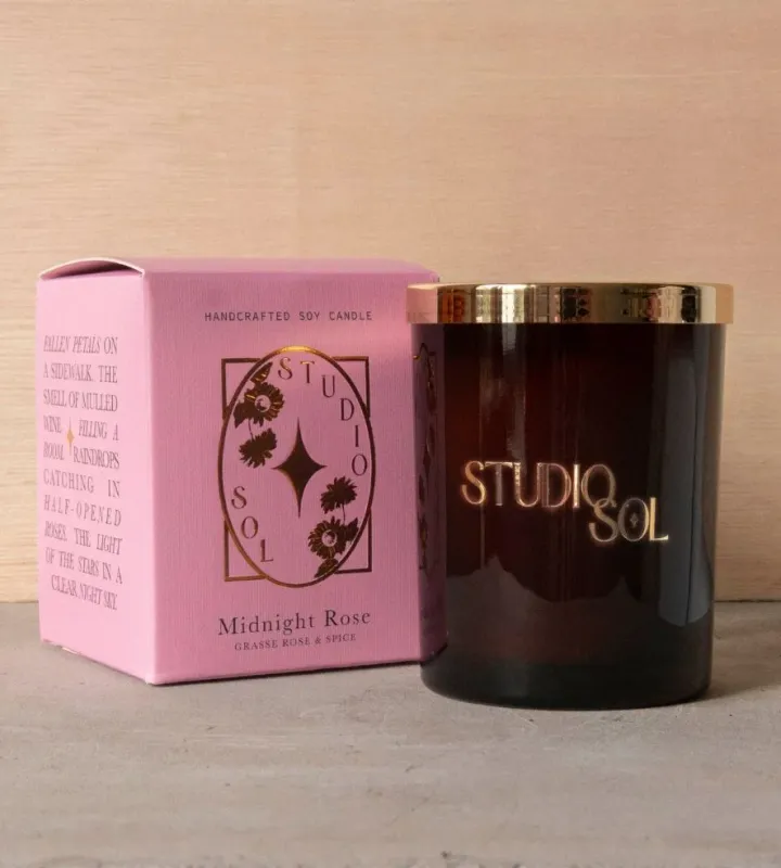 Studio Sol - Midnight Rose Candle