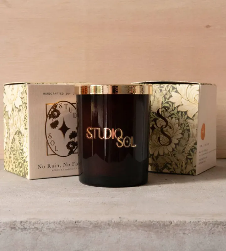 Studio Sol - No Rain, No Flowers Candle
