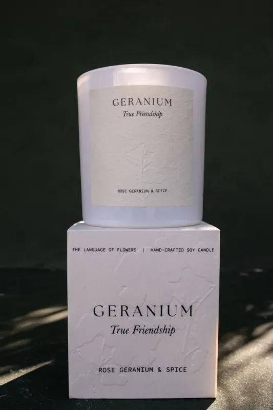 Studio Sol - Geranium Candle