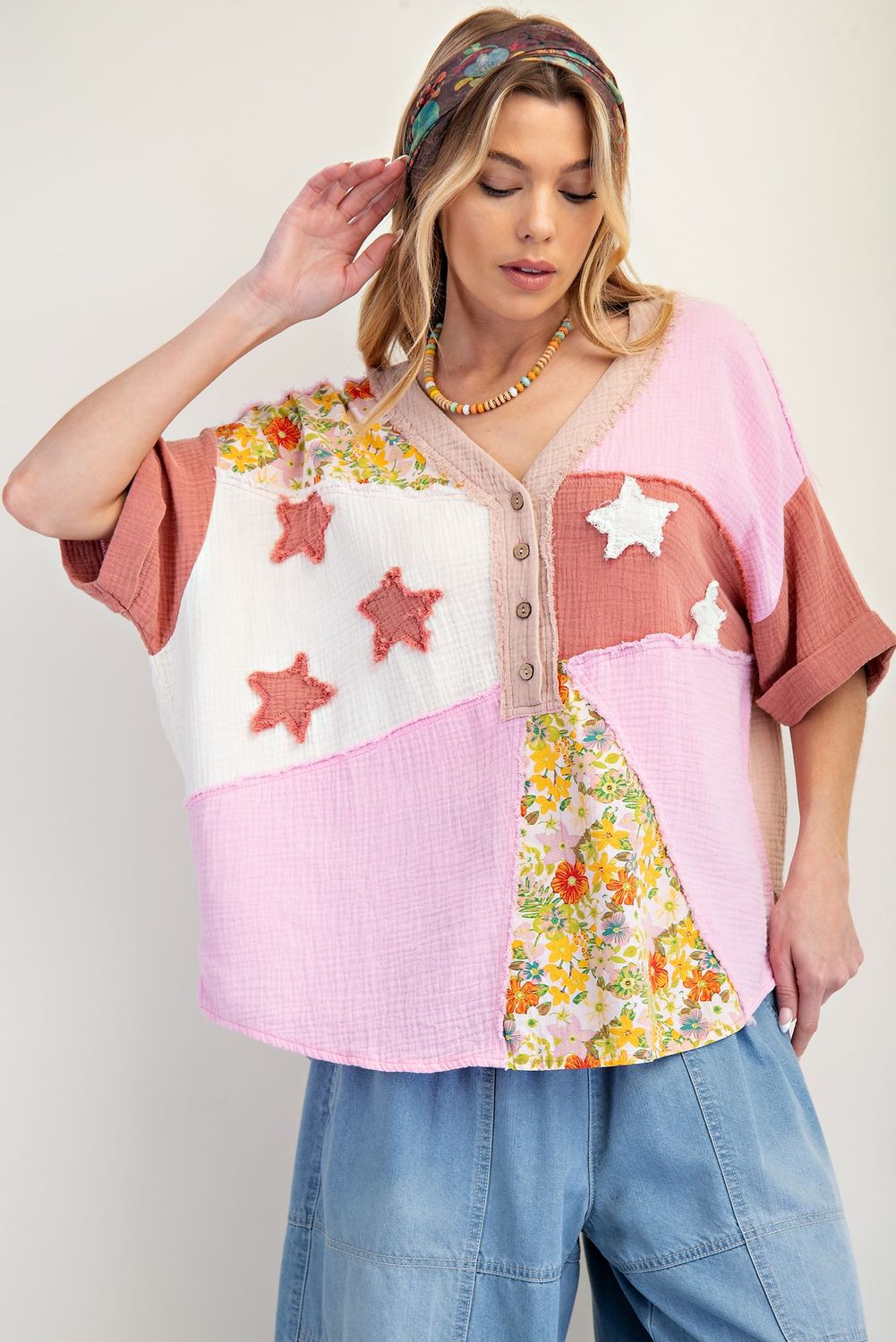 candy cotton star patch