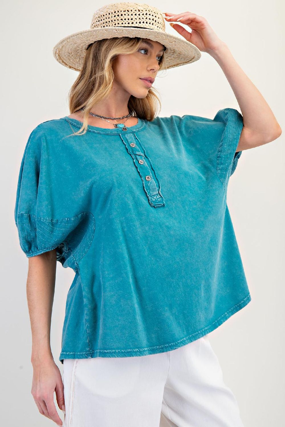 dolman slvs cotton lace