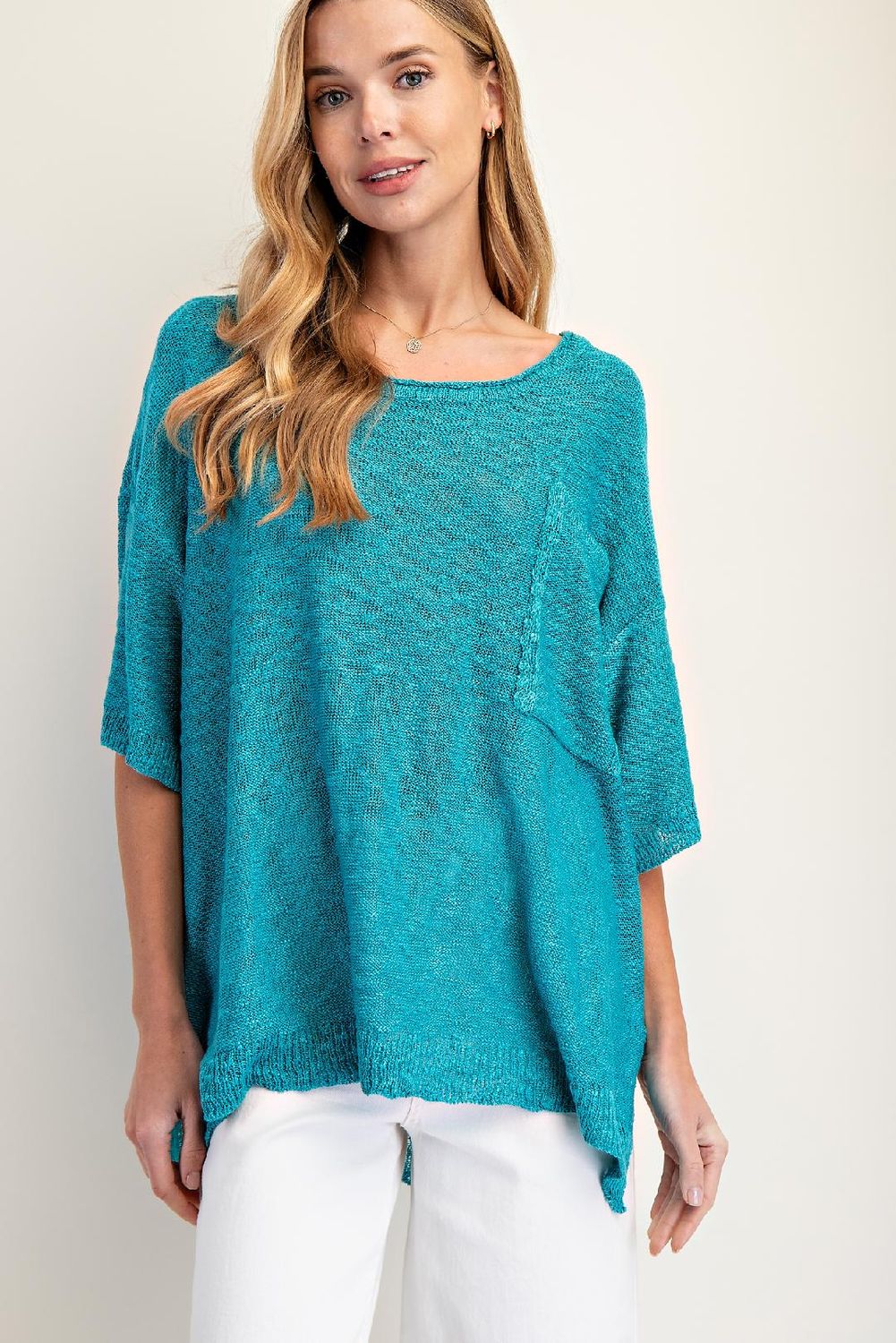 loose fit knit top