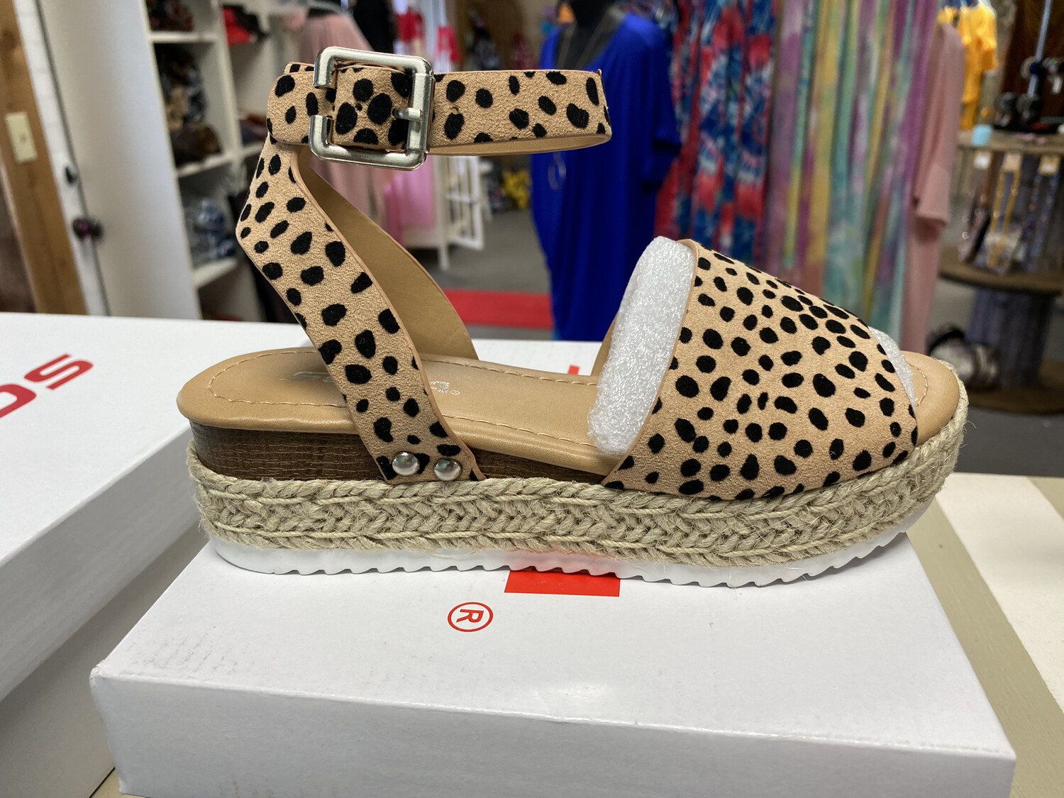 Leopard Sandals 