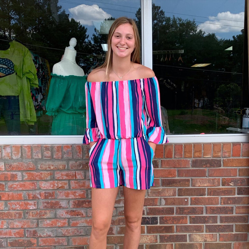 Striped Romper