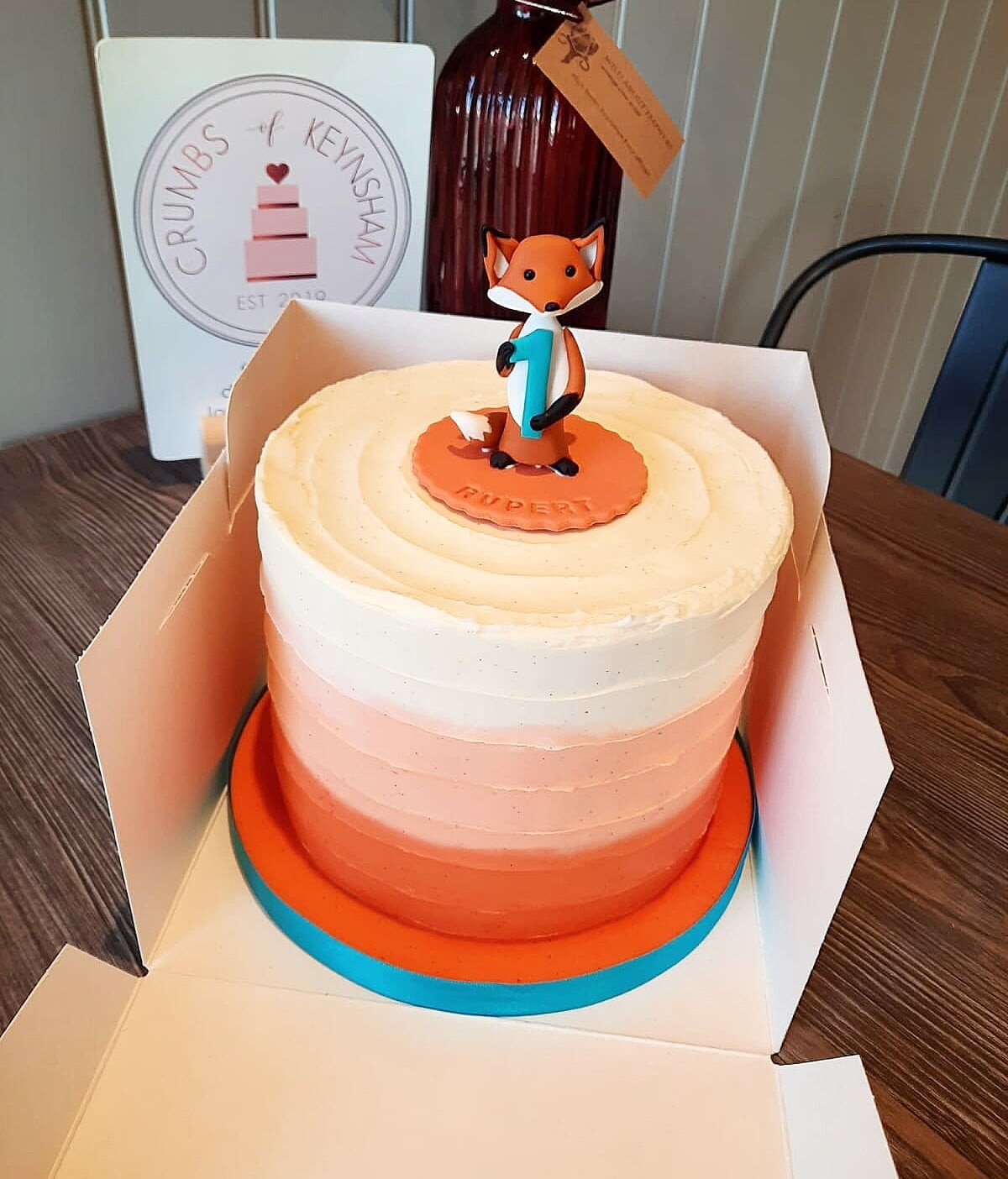 Ombre Buttercream Cake