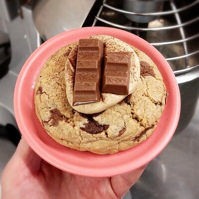 Kinder Stuffed Cookie