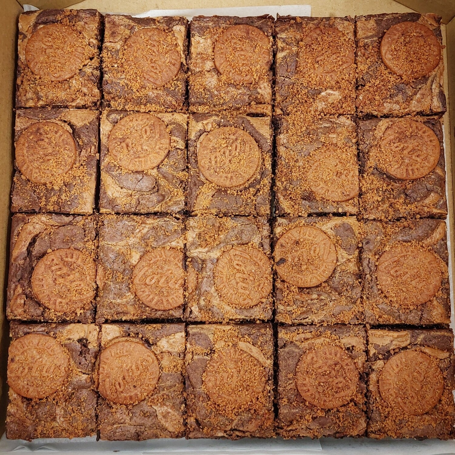 Vegan Biscoff Brownie