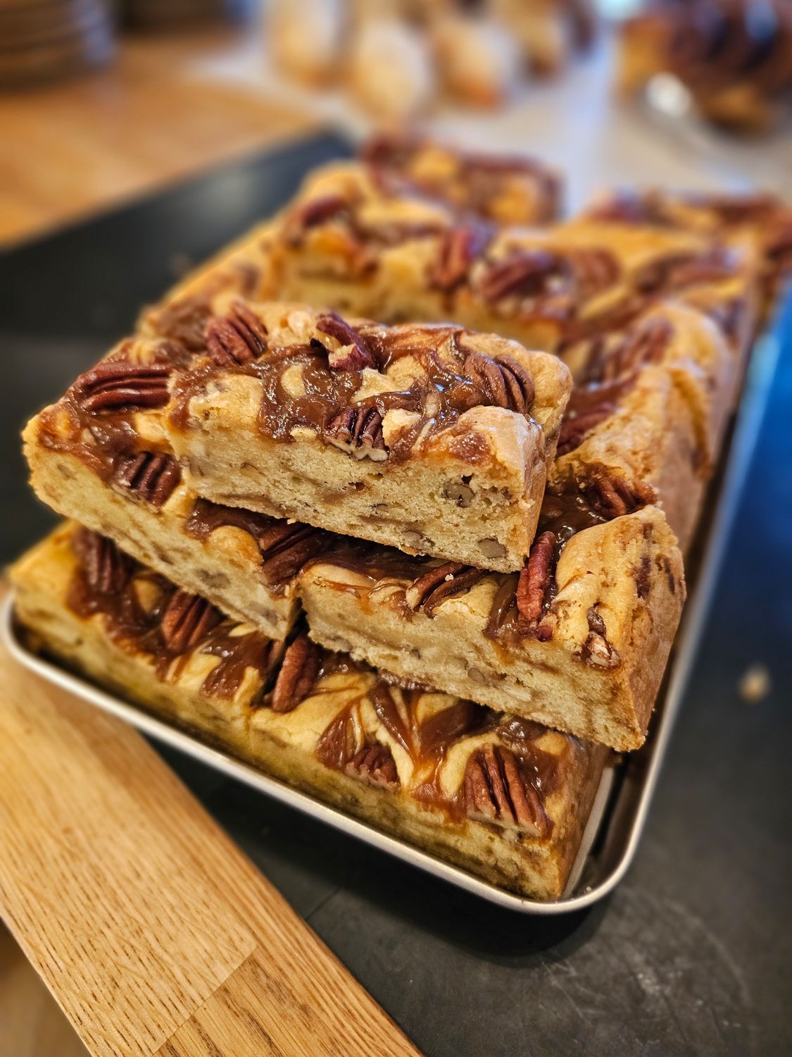 Gluten Free Maple &amp; Pecan Blondies (12 pieces)