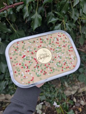 Xmas Brownie Slab