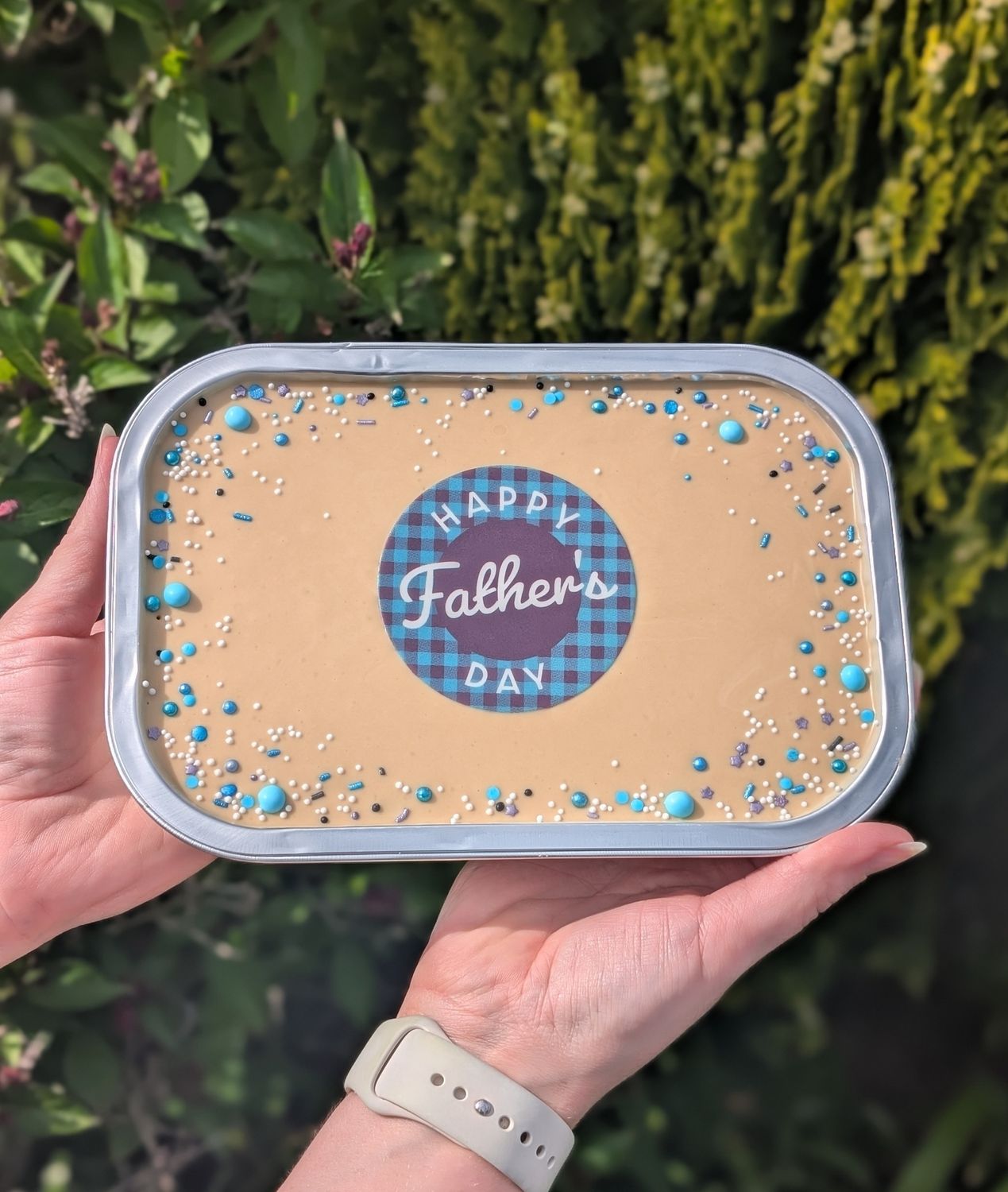 Father's Day Brownie Slab