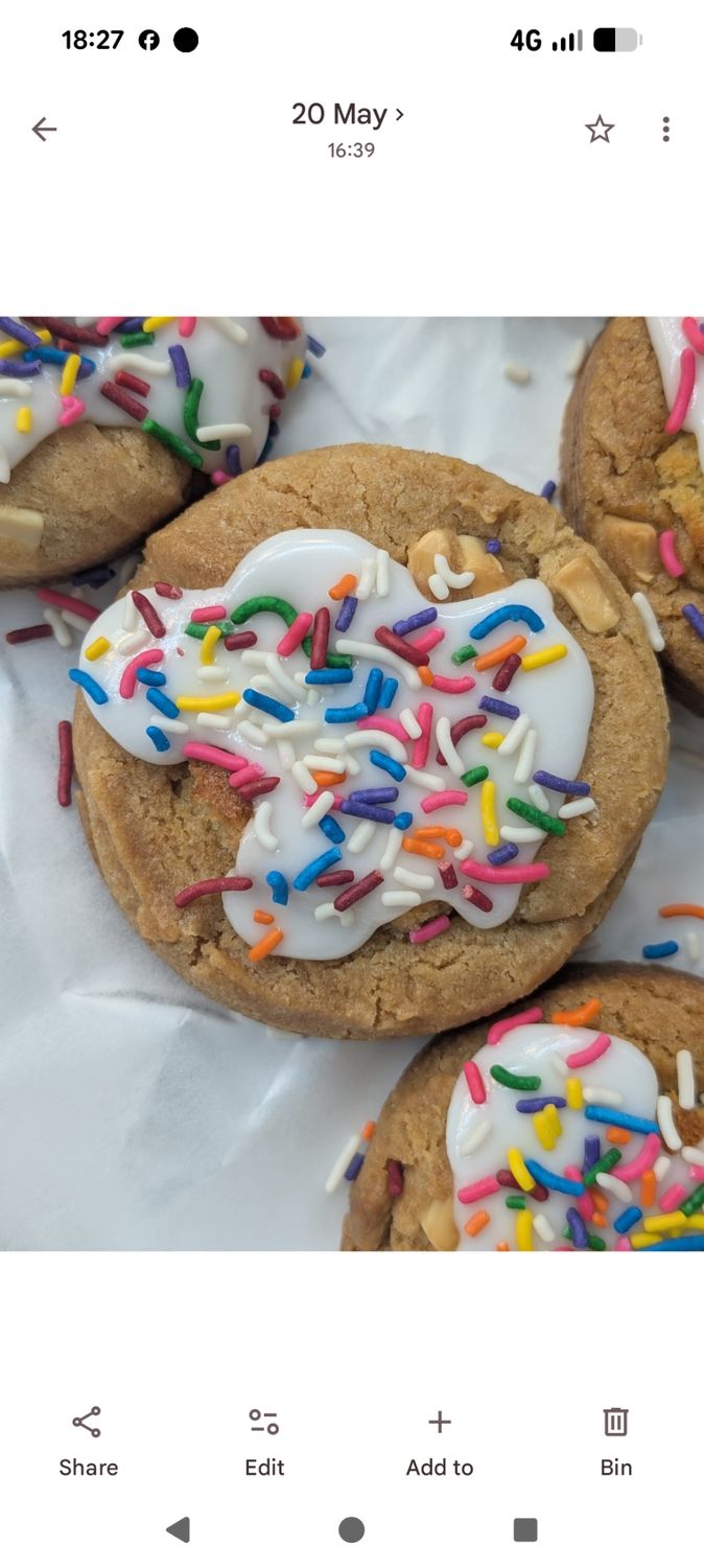 School Cake Cookies (12 cookies)