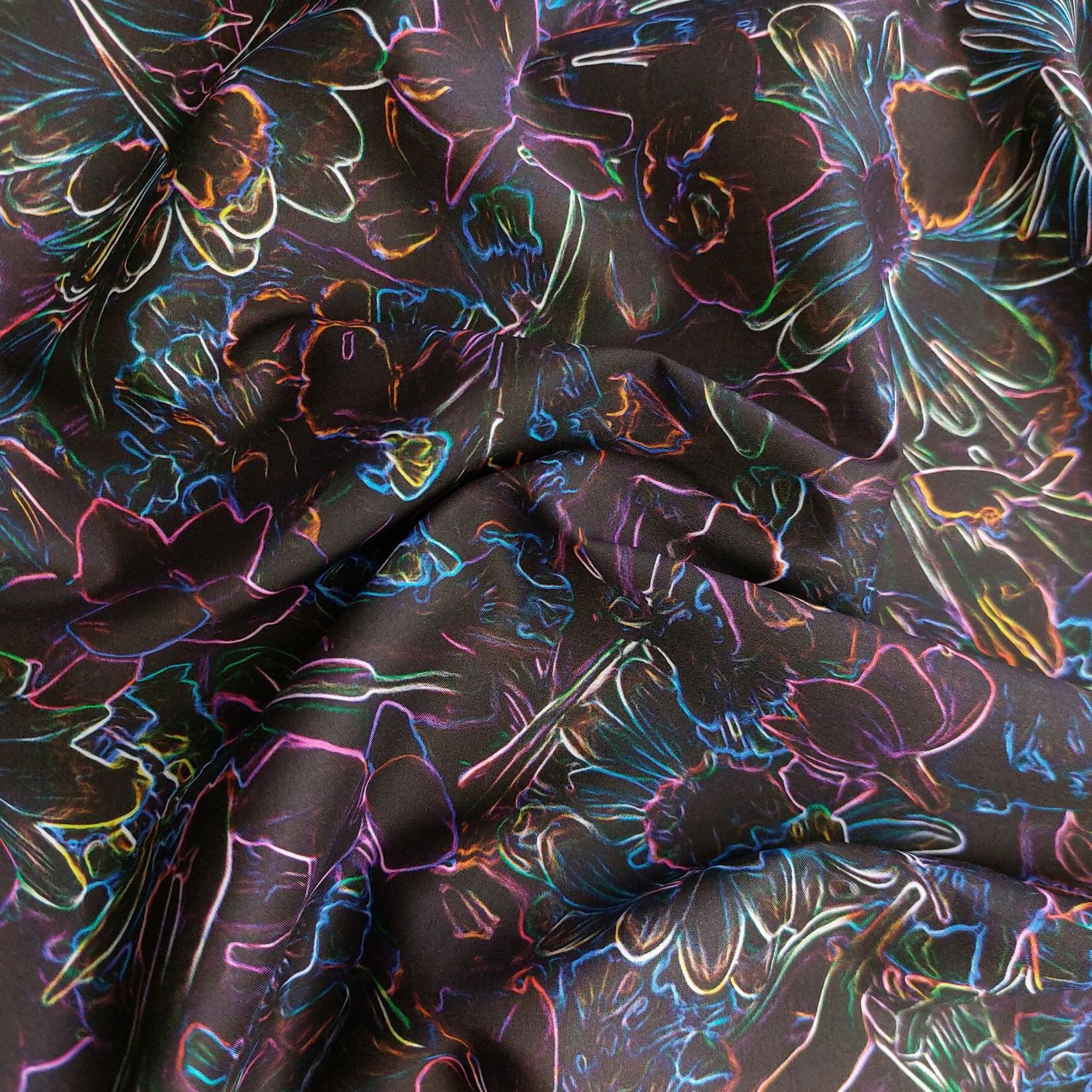 Tana Lawn Cotton "Neon Night"