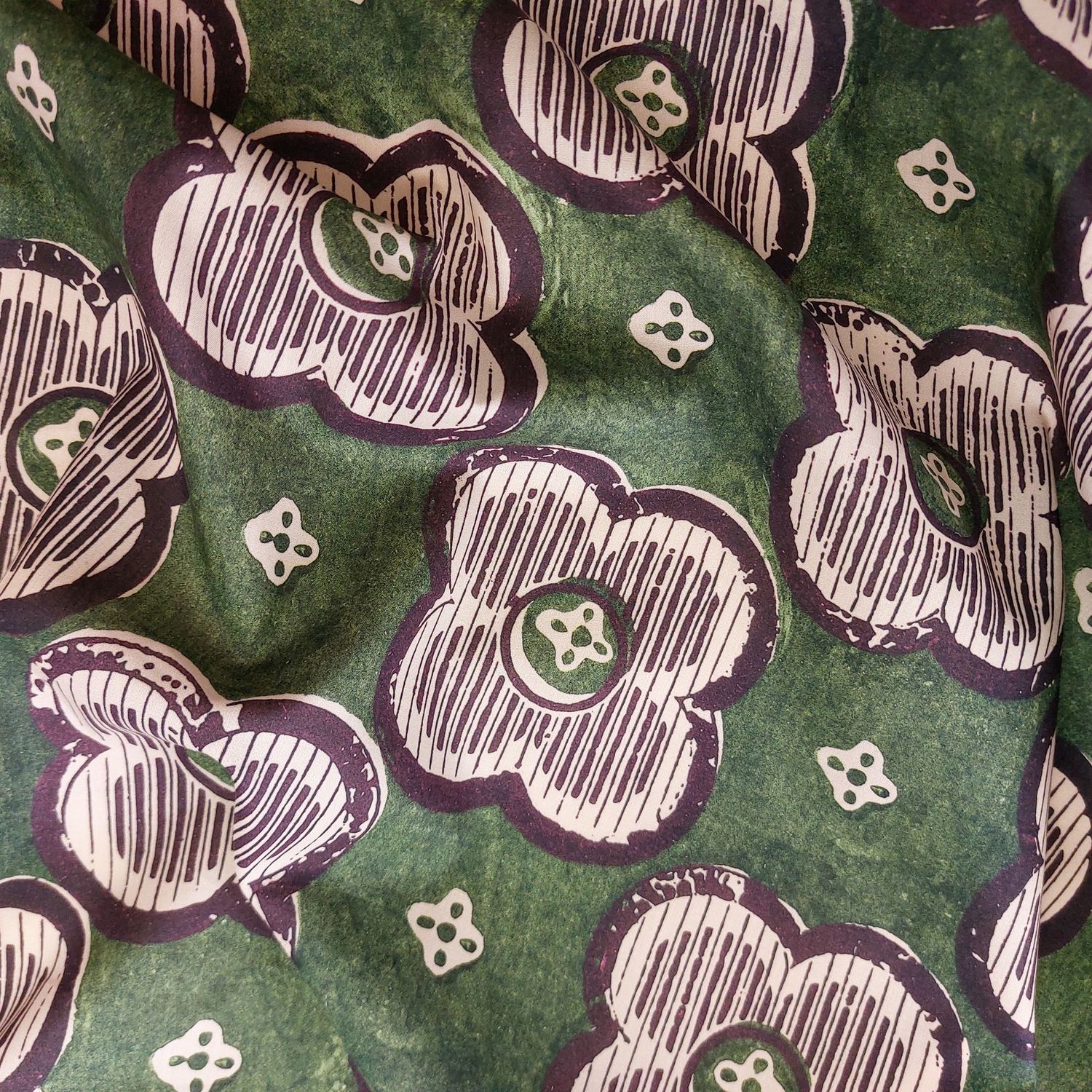 Tana Lawn Cotton "Clover Block"