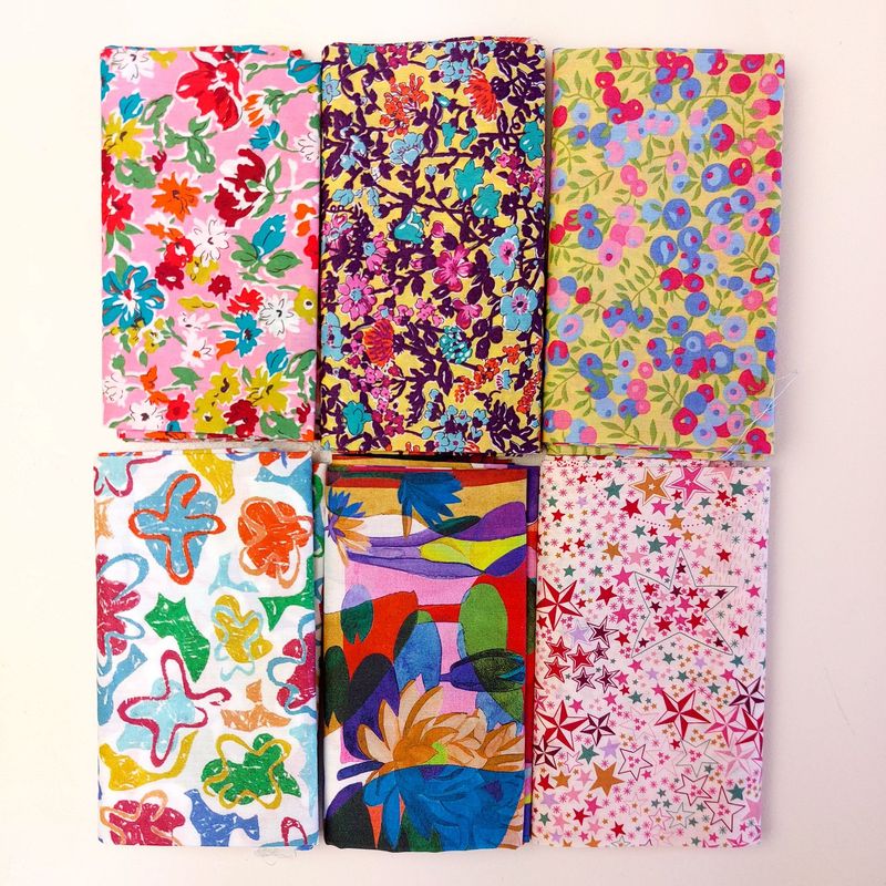 Liberty 6 Fat Quarter "Funny"