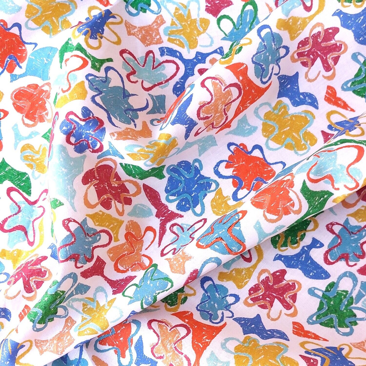 Tana Lawn Cotton Tana Lawn Cotton "Crayon Fiesta"