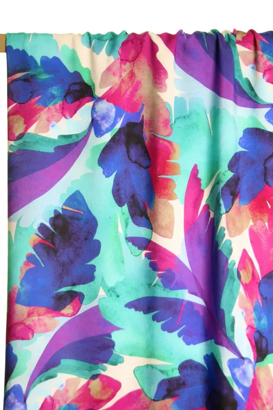 Reststück Reststück "Bright and colourful viscose" 50 cm