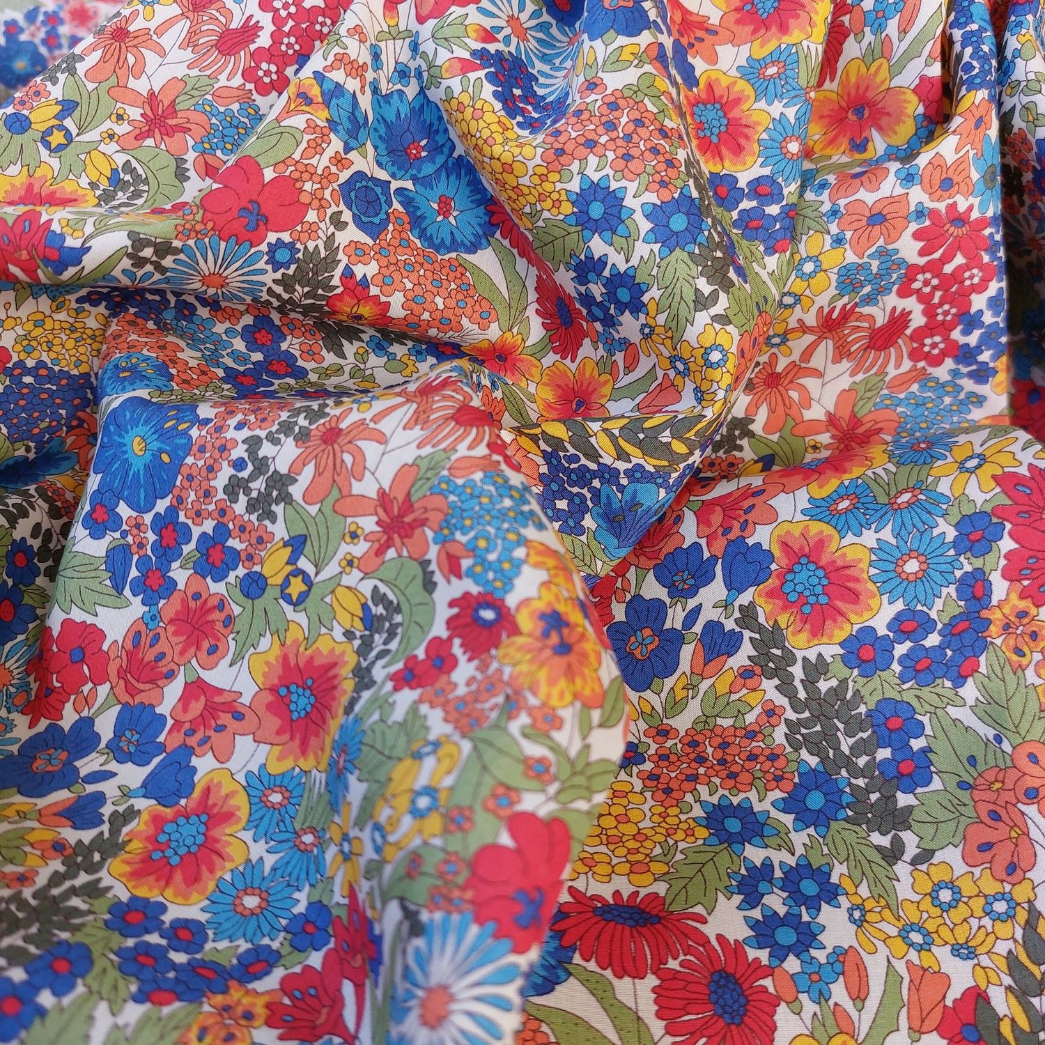 Tana Lawn Cotton "Margaret Annie" Multi Bright