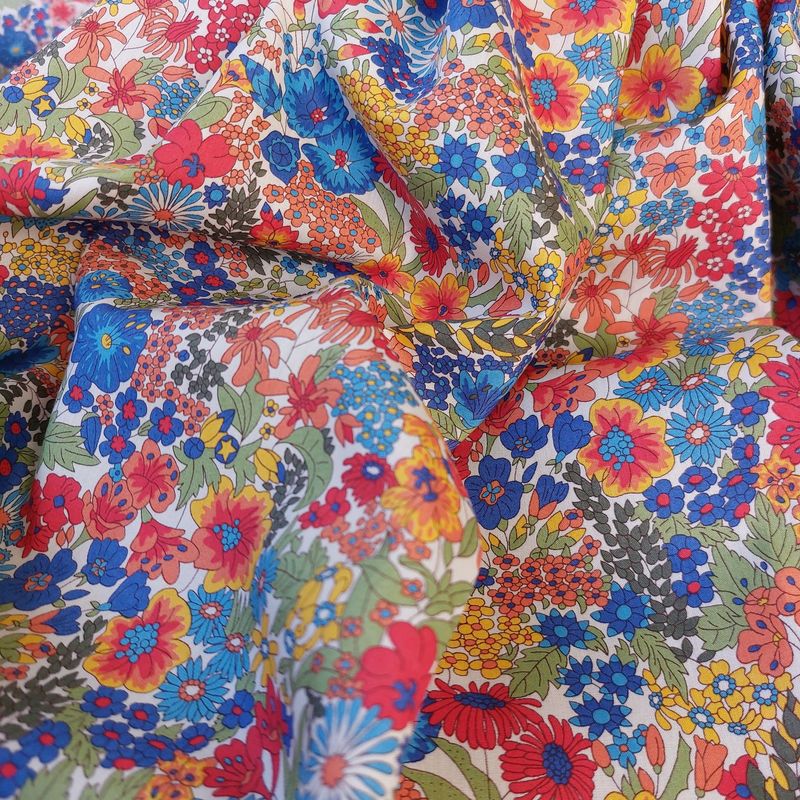 Tana Lawn Cotton Tana Lawn Cotton "Margaret Annie" Multi Bright