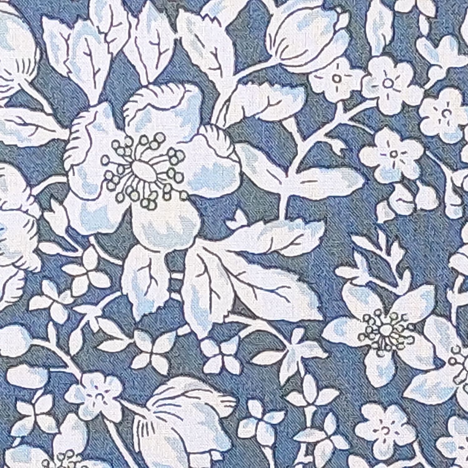 Tana Lawn Cotton "Lizzy" Blue Dark