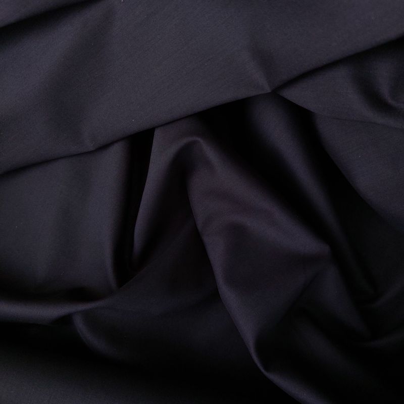 Plain Tana Lawn Cotton Schwarz Plain Tana Lawn Cotton Schwarz