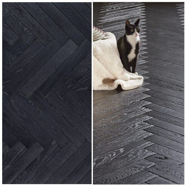 ROBLE HERRINGBONE BLACK
