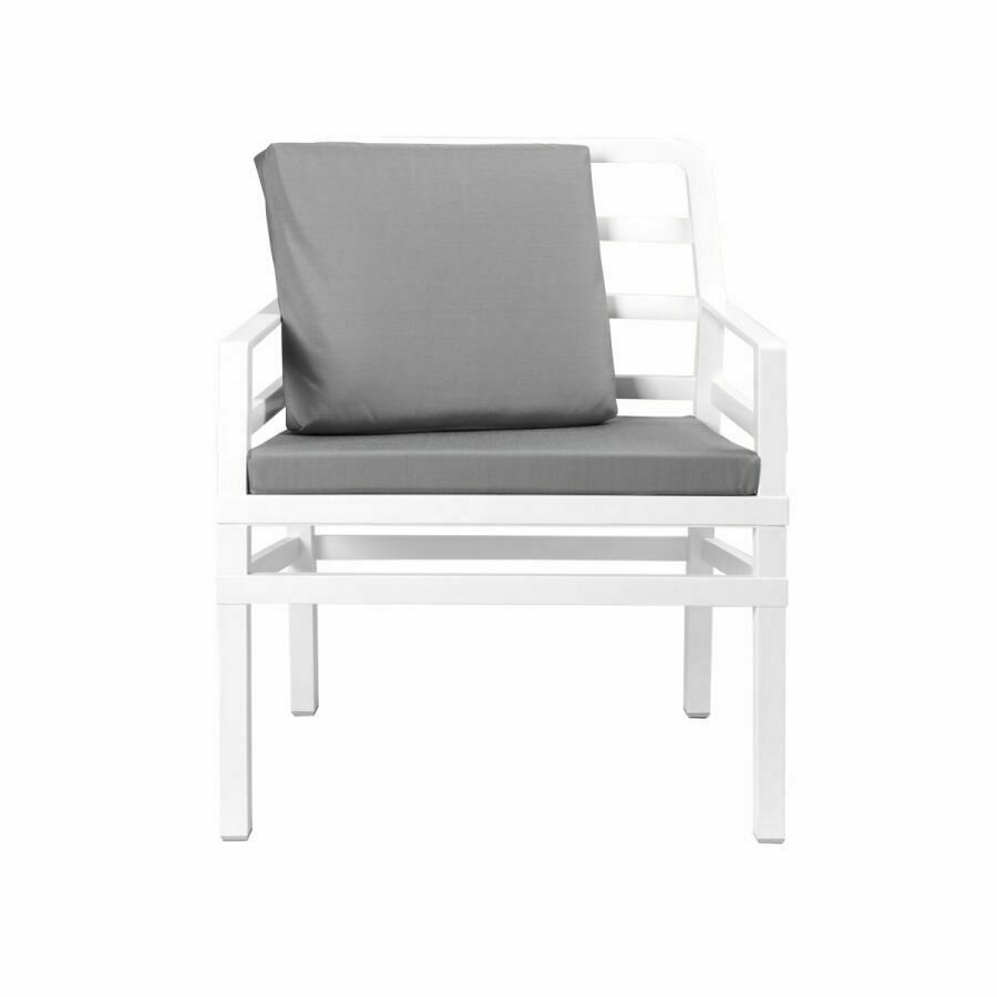 CADEIRA ARIA BRANCO/CINZA
