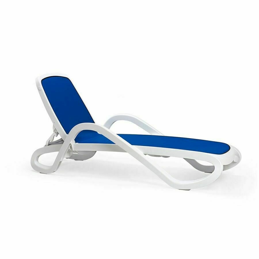 ESPREGUIÇADEIRA ALFA BRANCO/AZUL