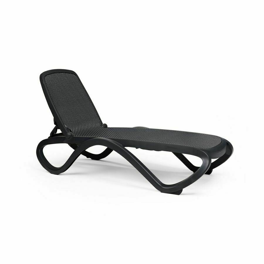 ESPREGUIÇADEIRA OMEGA ANTRACITE/TRAMA ANTRACITE