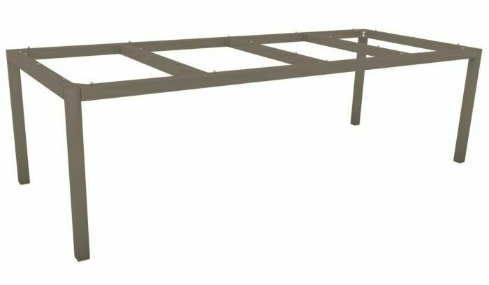 BASE MESA 250x100cm  ALU TAUPE