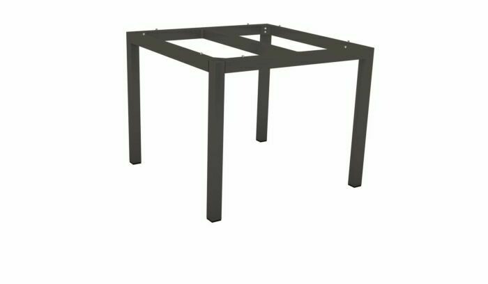 BASE MESA 90x90cm  ALU ANTRACITE