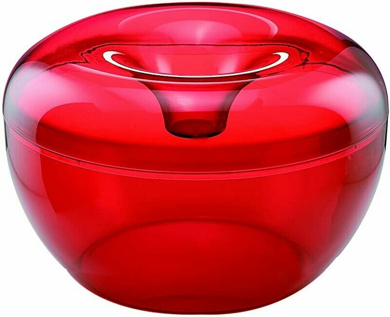 CAIXA DE BISCOITOS VERMELHA