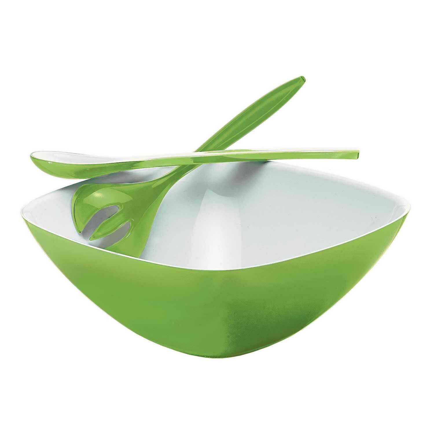 CONJUNTO SALADEIRA BICOLOR - VERDE