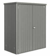 ARMÁRIO DE JARDIM 150cm CINZA QUARTZ METALIZADO